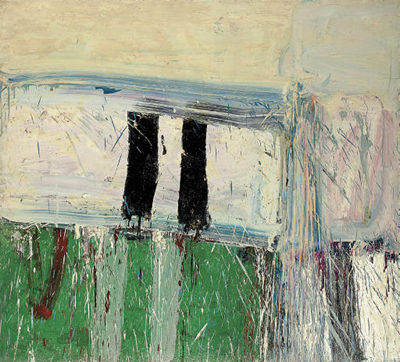 Sample artwork by Alfred (lLippitz) Leslie (1927 - 2023), known for abstract expressionist to hyper-real figure painting, self-portraits - View similar artists and auction records