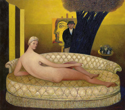 Odalisca en amarillo