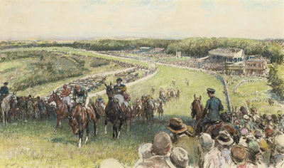 Glorious Goodwood by Gilbert Holiday - Auction record, sale price, and art valuation. Compare with similar artists and explore comparable artworks.