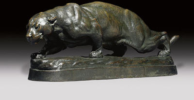Stalking Panther by Eli Harvey - Auction record, sale price, and art valuation. Compare with similar artists and explore comparable artworks.