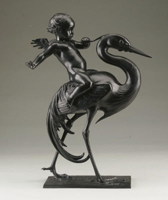 Cupid and Crane by Carl Jennewein - Auction record, sale price, and art valuation. Compare with similar artists and explore comparable artworks.
