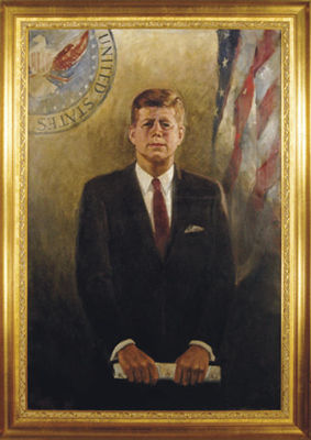Portrait of President John F. Kennedy