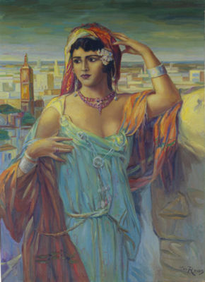 Orientalist beauty by Joseph Reusch - Auction record, sale price, and art valuation. Compare with similar artists and explore comparable artworks.