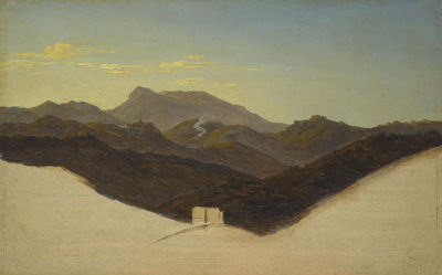 View of San Vito with Monte Guadagnolo in the distance