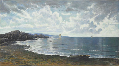 Sample artwork by Blaikie Hines (Born 1949), known for landscape paintings - View similar artists and auction records