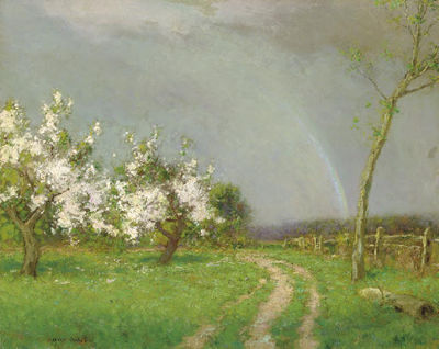 Sample artwork by Bruce (Robert Bruce) Crane (1857 - 1937), known for seasonal landscape painting, teaching - View similar artists and auction records