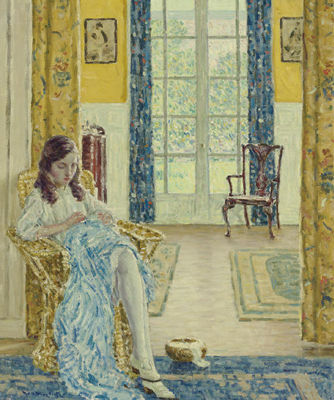 THE ARTIST'S DAUGHTER AT HOME