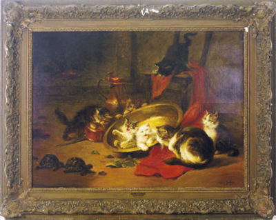 Kittens at play