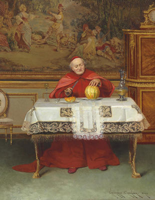 ENJOYING THE FRUITS OF THE SPIRIT by Georges Croegaert - Auction record, sale price, and art valuation. Compare with similar artists and explore comparable artworks.