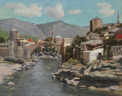 Sample artwork by Spiro Bocaric (1878 - 1941), known for painting - View similar artists and auction records
