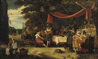 Sample artwork by Esaias Van de Velde I (1587 - 1630), known for figure, landscape, genre painting - View similar artists and auction records