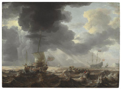 Ships on a stormy sea by Bonaventura I Peeters - Auction record, sale price, and art valuation. Compare with similar artists and explore comparable artworks.