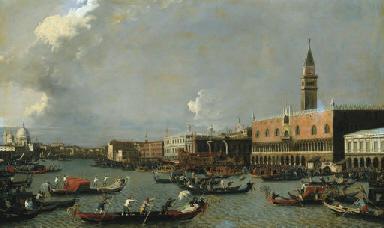 The Bucintoro returning to the Molo on Ascension Day, Venice
