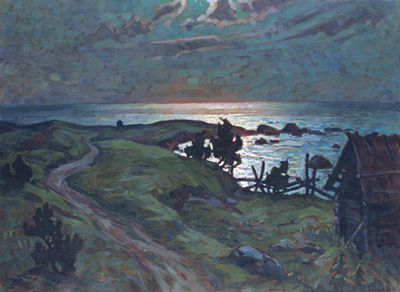 Sample artwork by Anatole Dmitrevich Kaigorodov (1878 - 1945), known for painting, landscape, genre, portraits - View similar artists and auction records