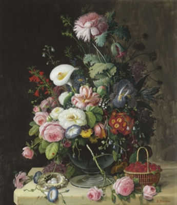 STILL LIFE, VASE OF FLOWERS