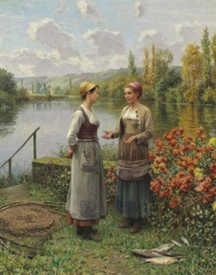 Two Women in a Landscape