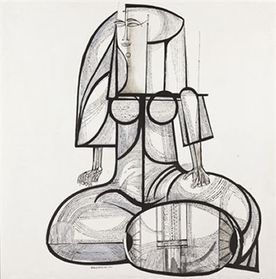 Rendeira by Aldemir Martins - Auction record, sale price, and art valuation. Compare with similar artists and explore comparable artworks.