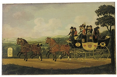 Messrs Clinch & Clark's London-Portsmouth and Gosport Coach by John Cordrey - Auction record, sale price, and art valuation. Compare with similar artists and explore comparable artworks.