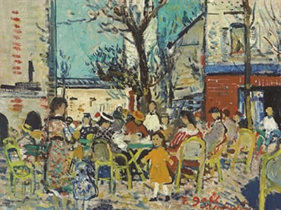 Un /et/e en famille, Place du Tertre Montmartre