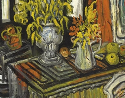 Sample artwork by Sacha Moldovan (1901 - 1982), known for still life, landscape, figure painting - View similar artists and auction records