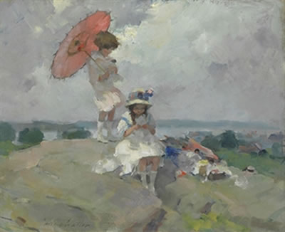 Sample artwork by Martha Walter (1875 - 1976), known for portrait, beach-child-park and landscape painting - View similar artists and auction records