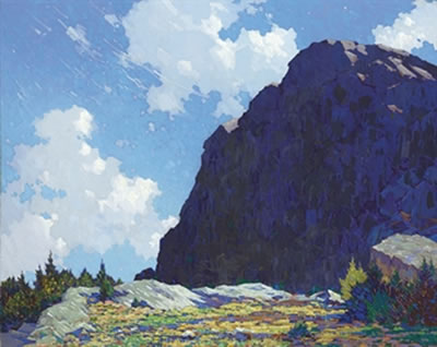 THE NOSE, MOUNT MANSFIELD by Gustave Cimiotti Jr - Auction record, sale price, and art valuation. Compare with similar artists and explore comparable artworks.