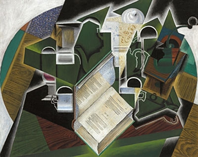 LIVRE, PIPE ET VERRES