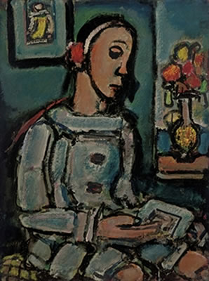 Le Pierrot sage by Georges Rouault - Auction record, sale price, and art valuation. Compare with similar artists and explore comparable artworks.