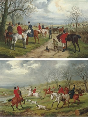 THE MEET; AND FULL CRY (A PAIR)