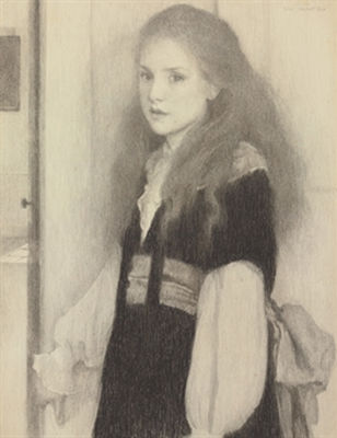 The Open Door by Lilian Coleman Westcott Hale - Auction record, sale price, and art valuation. Compare with similar artists and explore comparable artworks.