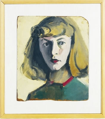 Portrait of Elaine Fried de Kooning: Self-portrait
