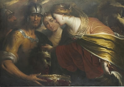 Queen Tomyris with the head of King Cyrus