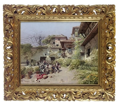 Una Partita ai dadi: soldiers playing dice