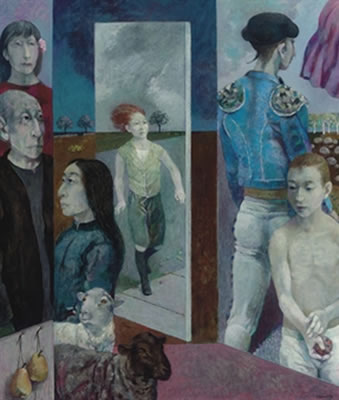 TIME IN BETWEEN (ZARAGOSA) by Richard Haines - Auction record, sale price, and art valuation. Compare with similar artists and explore comparable artworks.