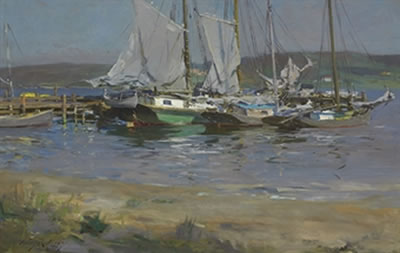 Drying Sails, Shelter Island