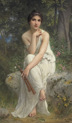 The Flute Player by Charles Amable Lenoir - Auction record, sale price, and art valuation. Compare with similar artists and explore comparable artworks.