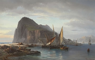 Shipping off Gibraltar