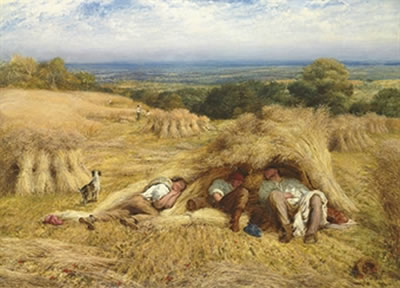 Sample artwork by John Linnell (1792 - 1882), known for bucolic landscape, portrait and genre painting - View similar artists and auction records