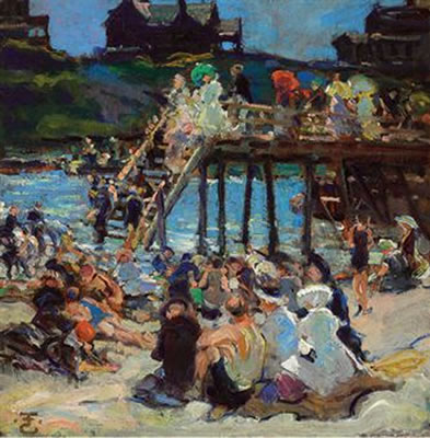 Good Harbor Beach, Gloucester, Massachusetts by Eben Comins - Auction record, sale price, and art valuation. Compare with similar artists and explore comparable artworks.