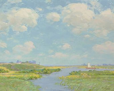 Salt Meadows by Thomas Manley - Auction record, sale price, and art valuation. Compare with similar artists and explore comparable artworks.