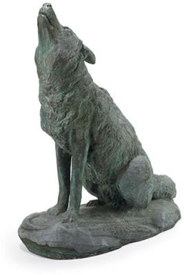 Coyote by Edward Kemeys - Auction record, sale price, and art valuation. Compare with similar artists and explore comparable artworks.