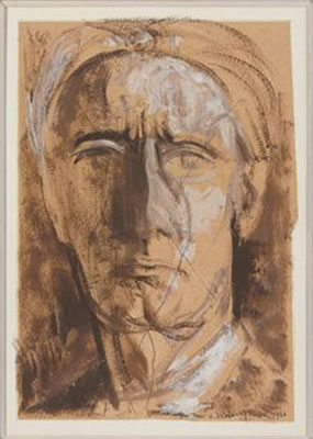 Portrait of Henri De Waroquier: Self-portrait