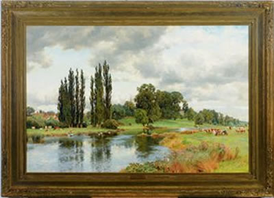 A summer view of Bredon on the Avon