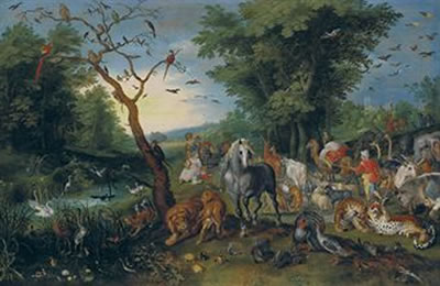 The entry of the animals into Noah's ark by Jan (The Younger) Brueghel - Auction record, sale price, and art valuation. Compare with similar artists and explore comparable artworks.
