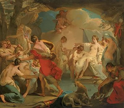 Diana and Callisto by Gaetano Gandolfi - Auction record, sale price, and art valuation. Compare with similar artists and explore comparable artworks.