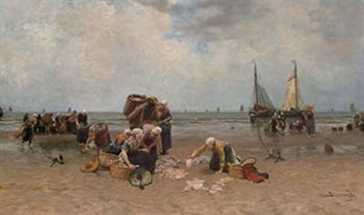 The return of the fishing fleet by Bernard Johannes Blommers - Auction record, sale price, and art valuation. Compare with similar artists and explore comparable artworks.