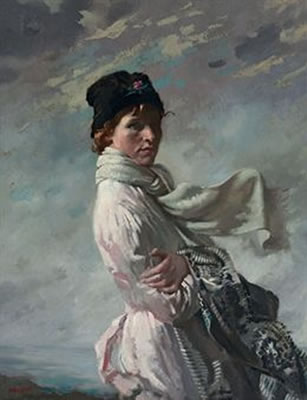 'In Dublin Bay': Portrait of the Artist's Wife by William Newenham Montague Orpen - Auction record, sale price, and art valuation. Compare with similar artists and explore comparable artworks.