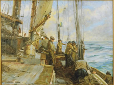 Fishermen on deck