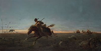 Pony Express by Jules-Emile Saintin - Auction record, sale price, and art valuation. Compare with similar artists and explore comparable artworks.
