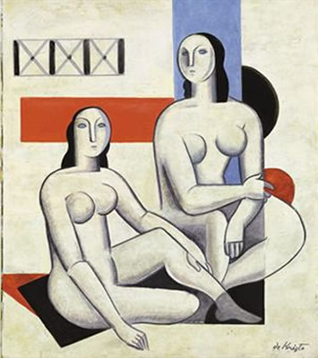 Les deux baigneuses (Hommage à Fernand Léger)